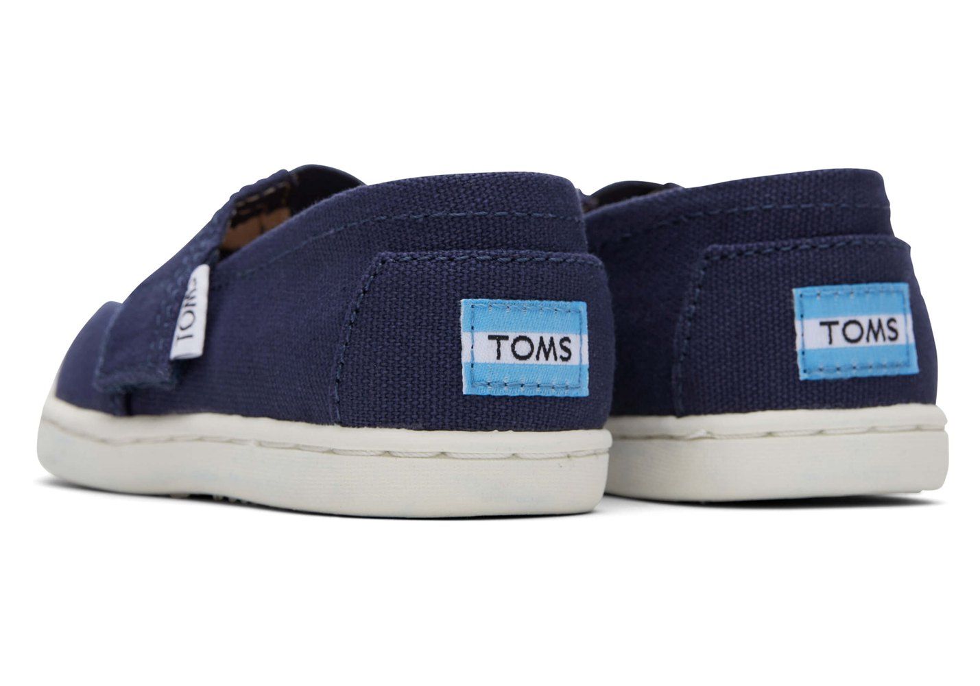 Toms Alpargata Tiny Canvas Espadrille Navy - Kids - 59278-ZSWN